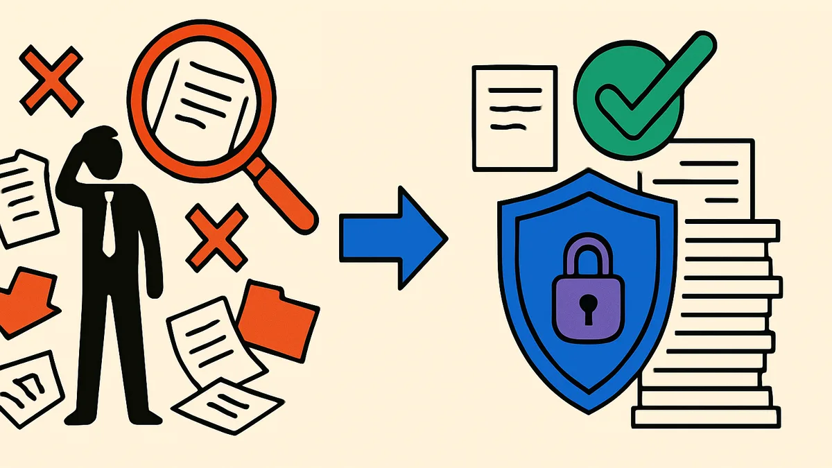 Responsable d'organisme de formation vérifiant des documents de conformité sur un écran